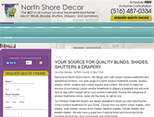 Tablet Screenshot of northshoredecor.com